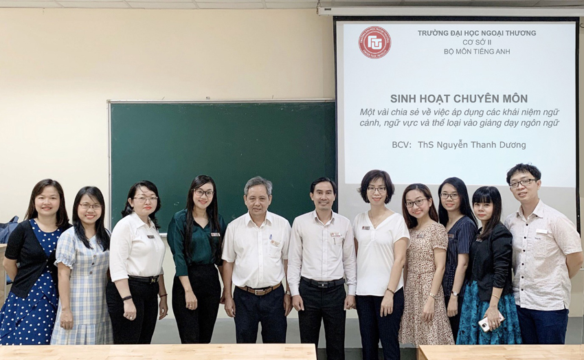 Bộ môn tiếng Anh tổ chức sinh hoạt chuyên môn tháng 11/2019