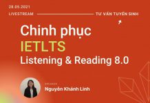 Livestream TVTS Tập 7 – Chinh phục IELTS 8.0, cơ hội vào thẳng năm 2