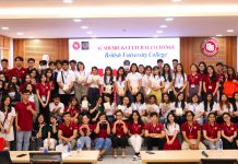 Sinh viên Đào tạo quốc tế giao lưu cùng đoàn sinh viên British University College (Myanmar)