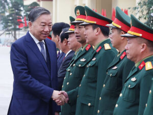 Tổng Bí thư Tô Lâm thăm Lữ đoàn tên lửa 490, Binh chủng Pháo binh