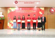 Lễ trao học bổng doanh nghiệp cho sinh viên Cơ sở II: Học bổng Agribank dành cho sinh viên Chương trình Đào tạo Quốc tế năm 2026